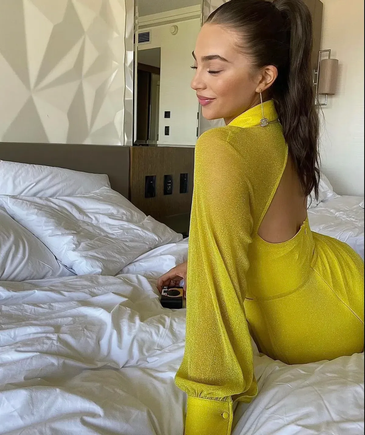 Alice McCall Sunset Kiss Mini Dress Yellow Size 8 - Image 3