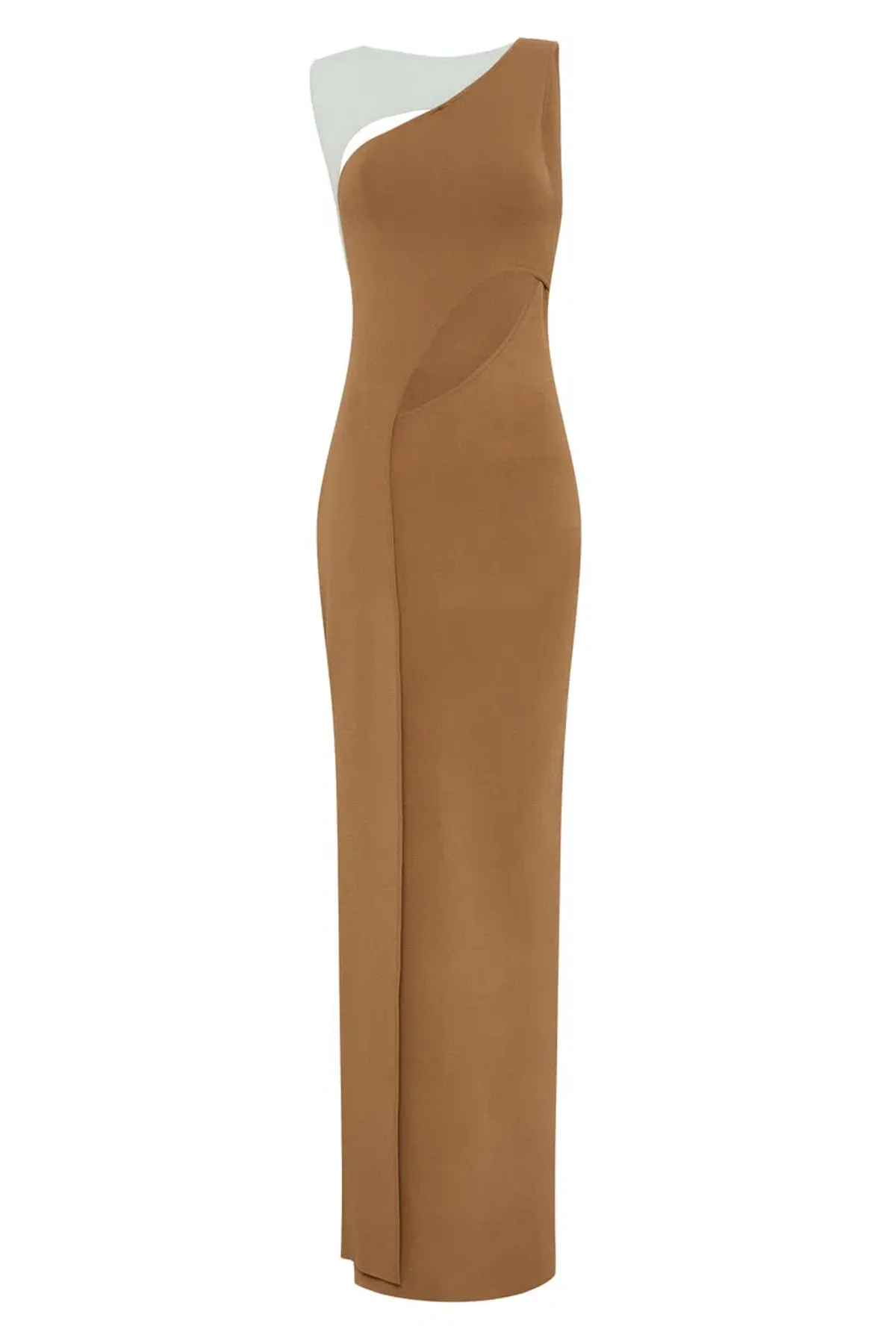 Sir The Label Nadja Cut Out Midi Dress in Cinnamon Size 1 / 8 AU  - Image 3
