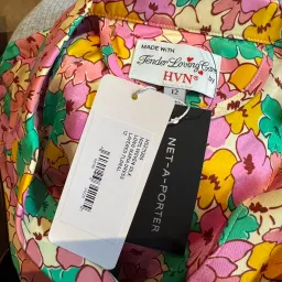 HVN Printed Silk Dress for rent on The Volte - image 3