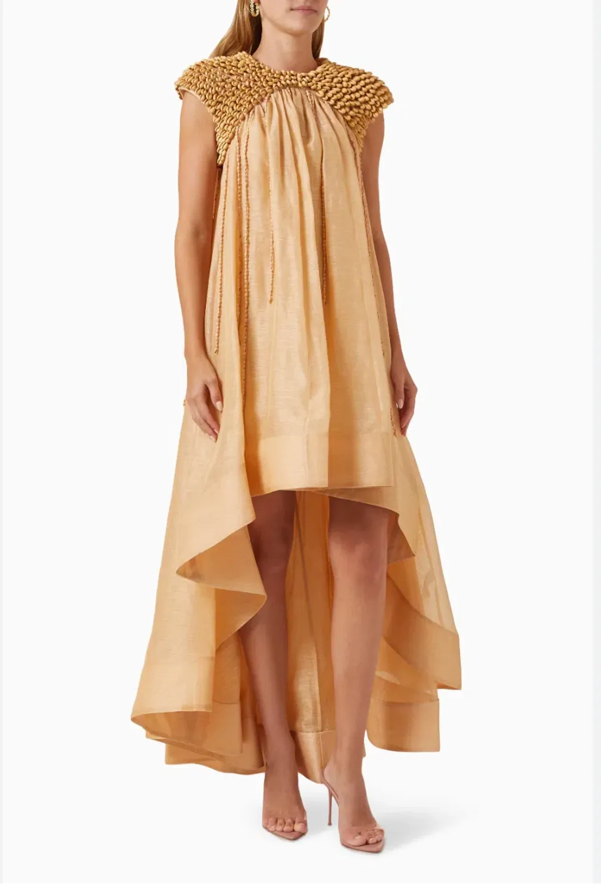 Zimmermann Coaster Embellished Gown Sand Size 0 / AU 8 - Image 1