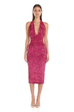 Eliya the Label Emile Dress Pink Size S/AU 8 for rent on The Volte - image 1