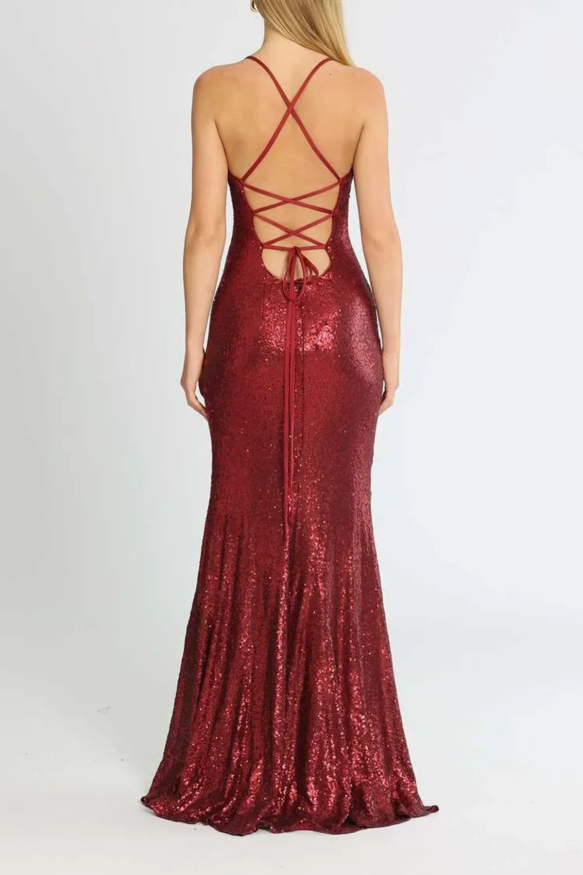 Tania Olsen India Gown Red Size 6 - Image 3