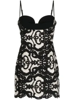 Manning Cartell Material Girls Motif-Embroidery Mini Dress Black Size 6 for rent on The Volte - image 4