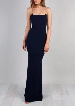 Zachary The Label Elvira Dress Navy Size 12 for rent on The Volte - image 1