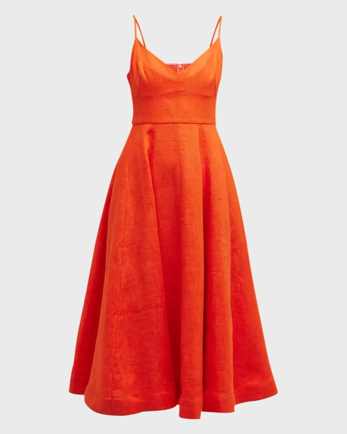 Zimmermann Wonderland Picnic Midi Dress Red Size 1 / AU 10 - Image 5