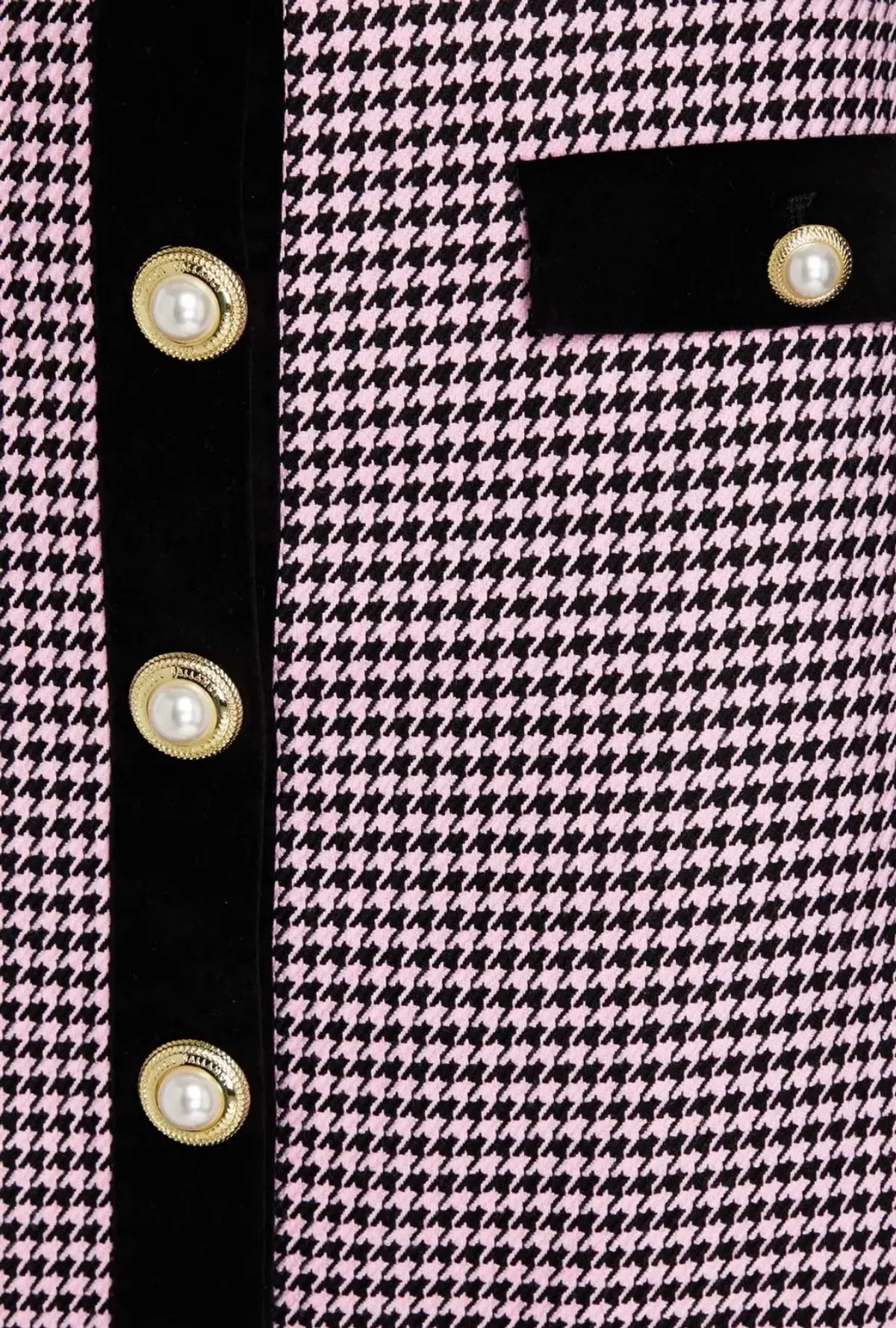 Rebecca Vallance Basinger Tweed Mini Skirt Print UK/AU 12 - Image 3