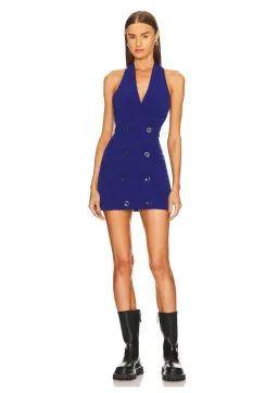 L'ACADEMIE Koya Mini Dress Blue Size AU 6 for rent on The Volte - image 1