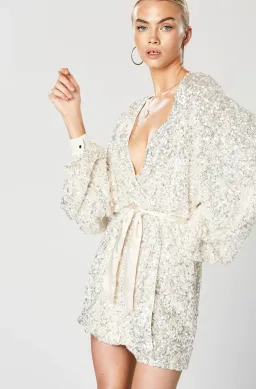 Winona Synergy Dress Silver Champagne Size M/Au 10  for rent on The Volte - image 2