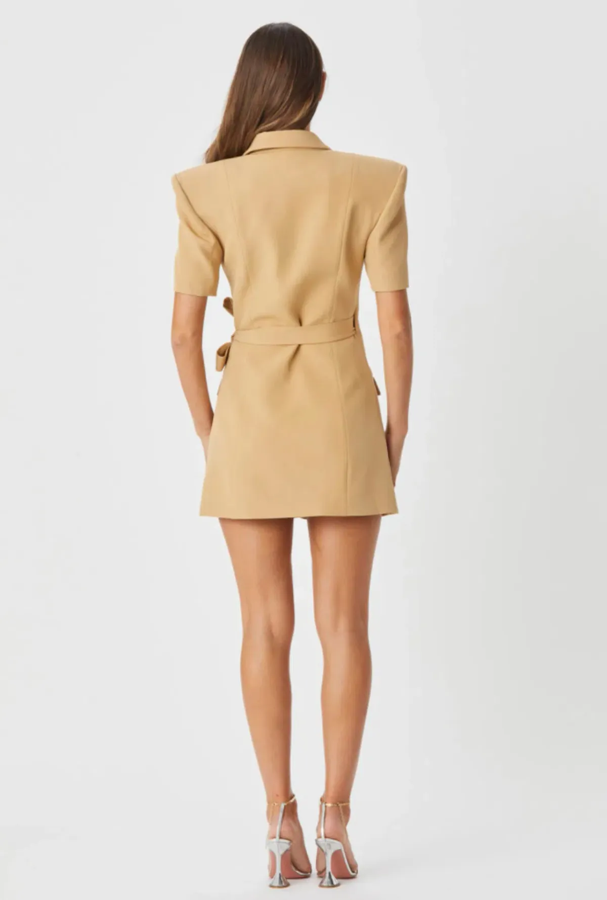 Bianca & Bridgett Rori Blazer Dress Camel Size 14 - Image 3