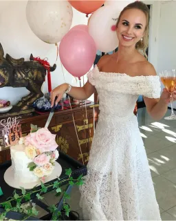 Maticevski Embrace Band Bodice & Promising Full Skirt Set White Size AU 8 for rent on The Volte - image 2