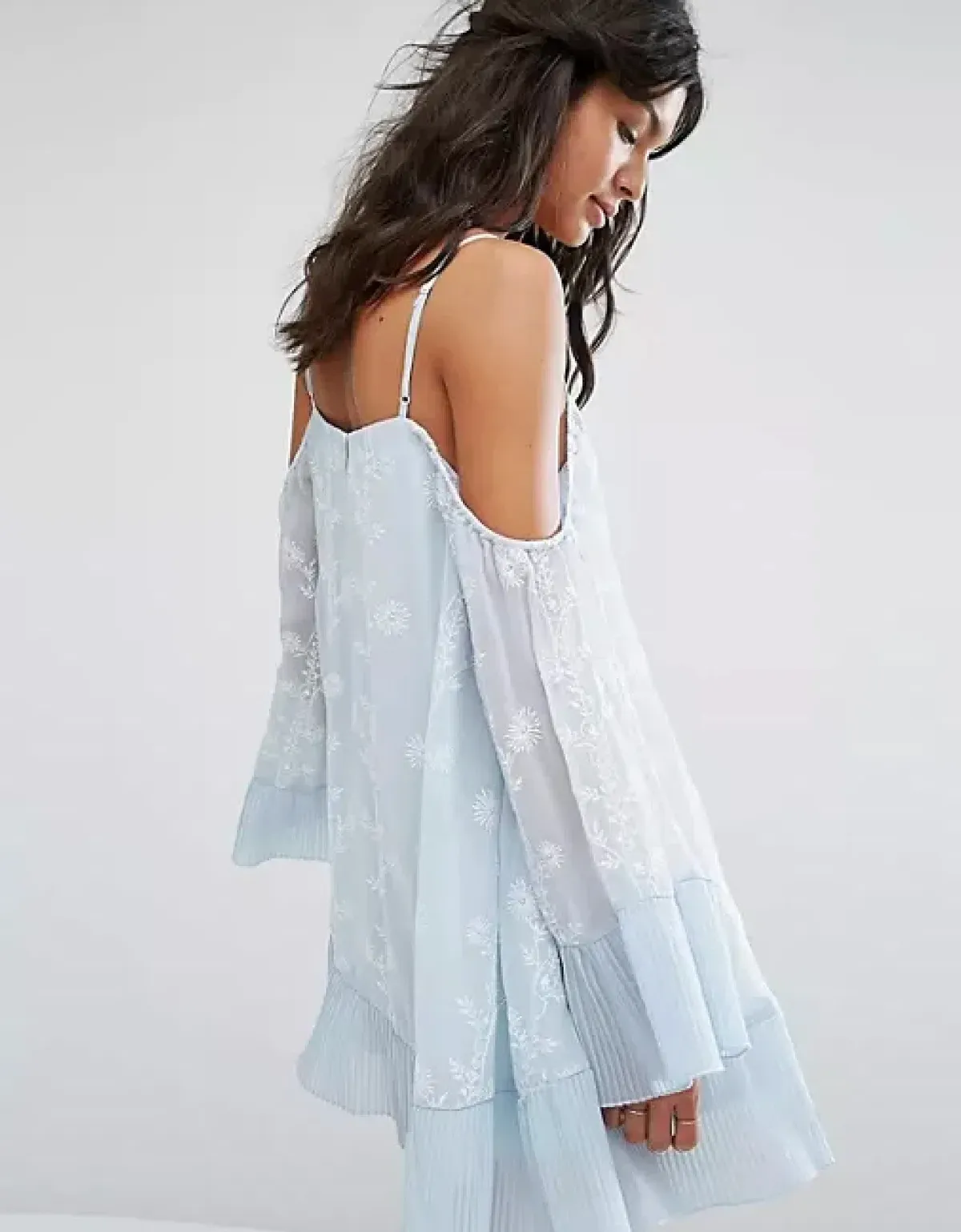  Stevie May Blue Mini Dress Blue Size 8 - Image 2