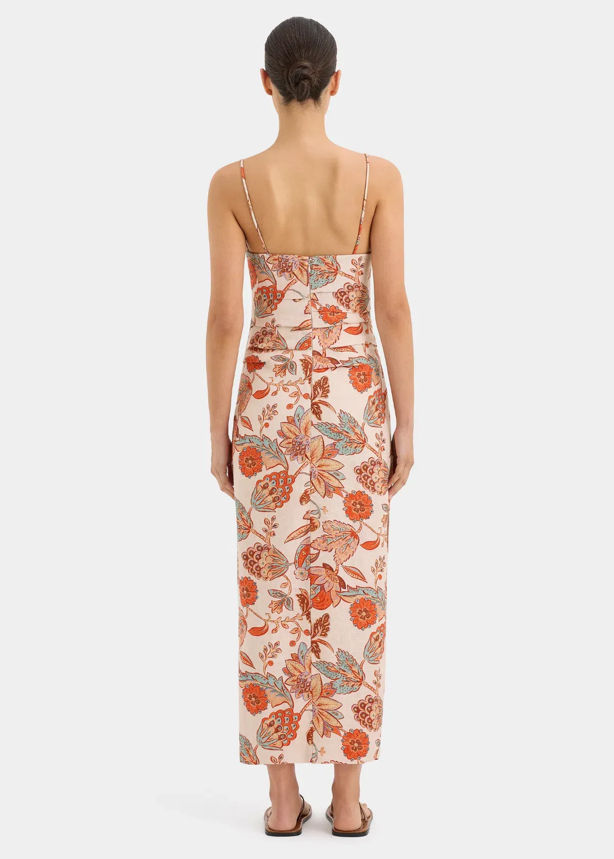 Sir The Label Noemi Balconette Midi Dress Floral Size 1/Au 8 - Image 2