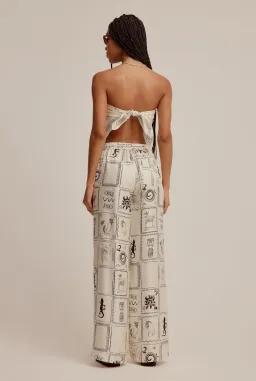 Venroy Silk Scarf in Mexican Tarot Size 8 for rent on The Volte - image 2