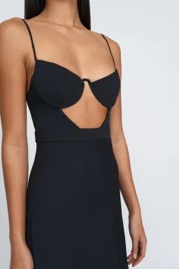 By Johnny Diandra Maxi Dress Black Size 6  for rent on The Volte - image 2