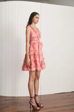 Kate Ford The Lucien Layered Sleeveless Dress in Eden Size 2 for rent on The Volte - image 2