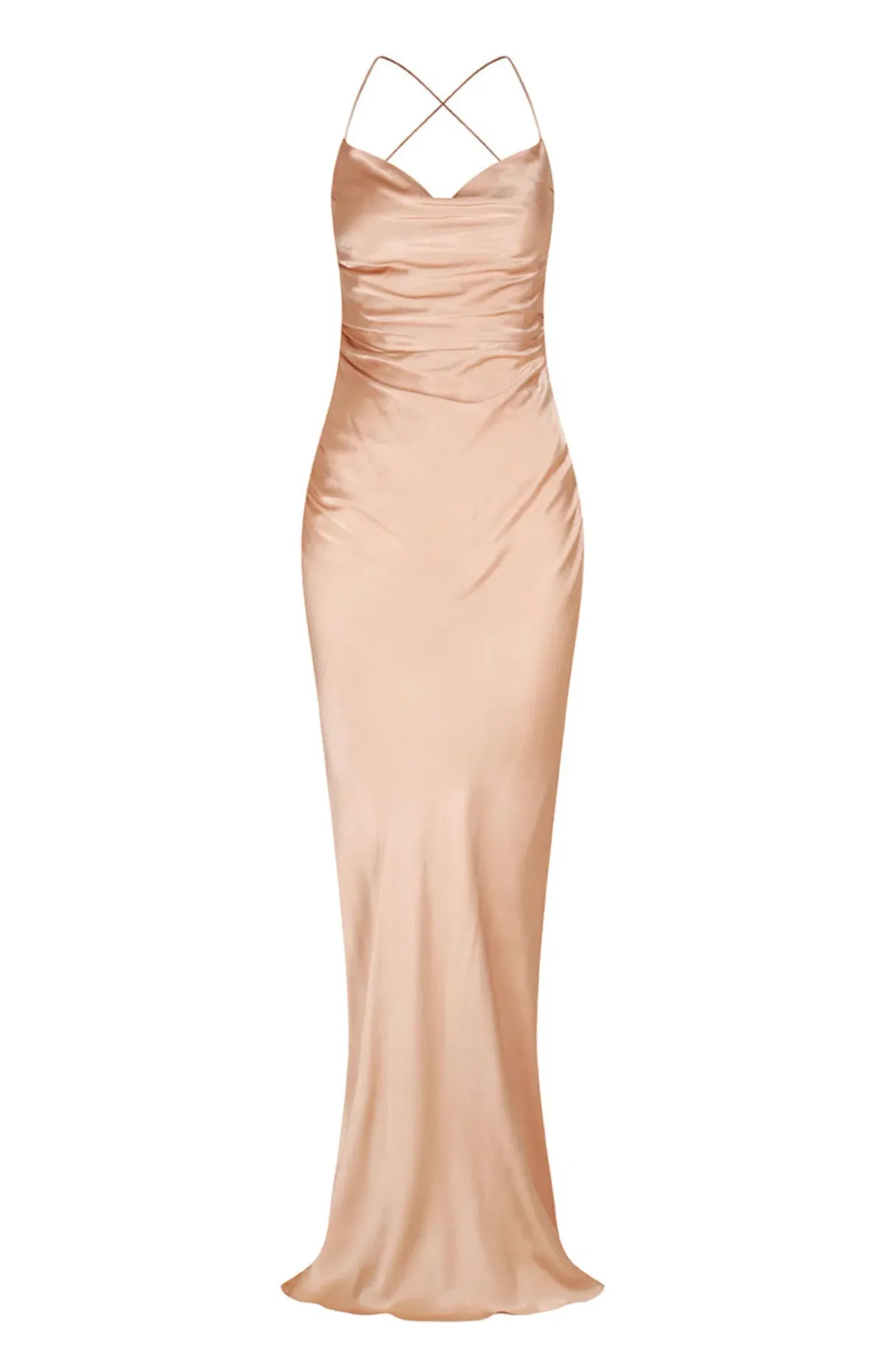 Shona Joy La Lune Lace Back Maxi Dress Desert Rose Size 10 - Image 3