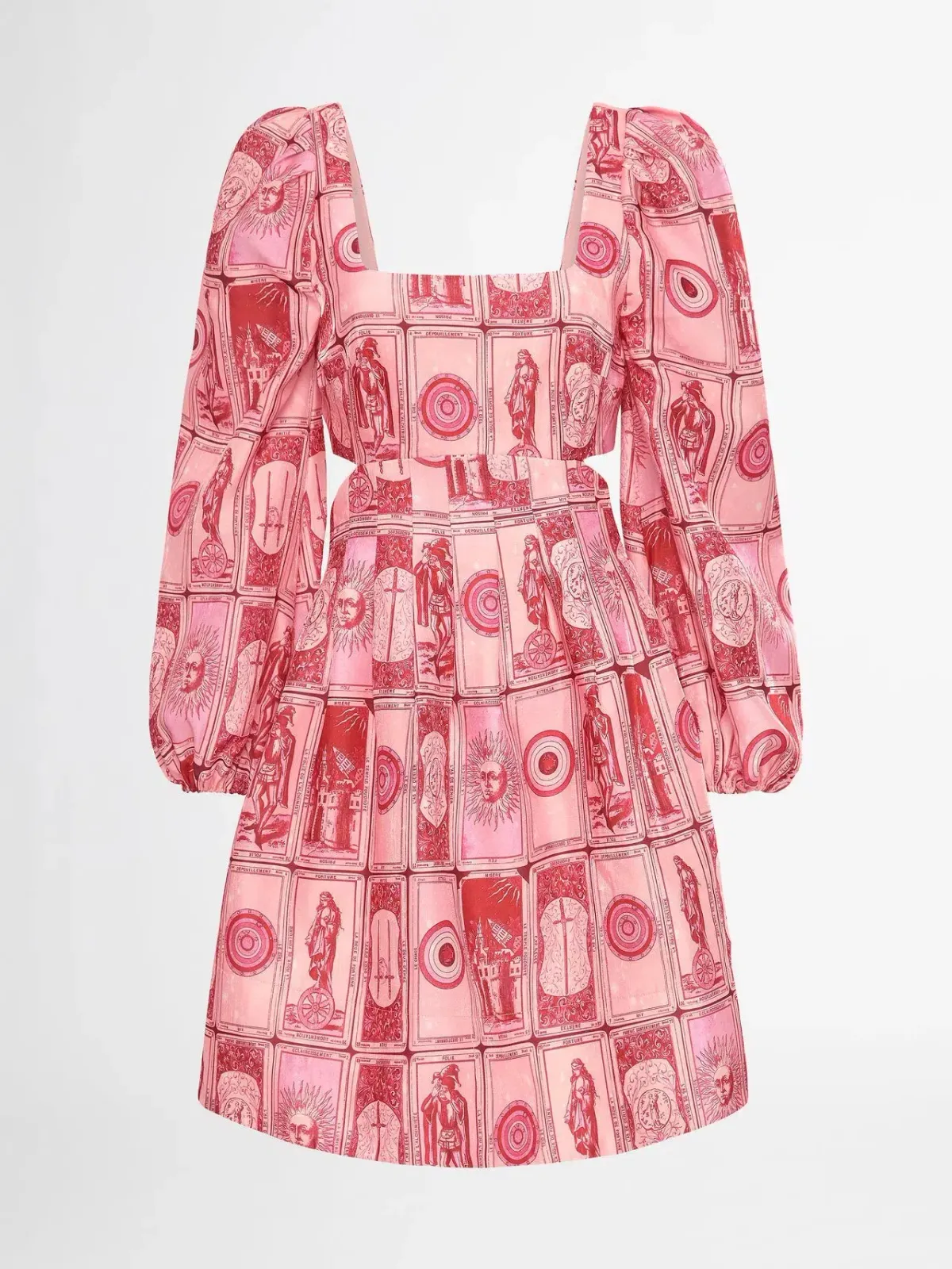 Sheike Fortune Teller Mini Dress Pink Size 6 - Image 3