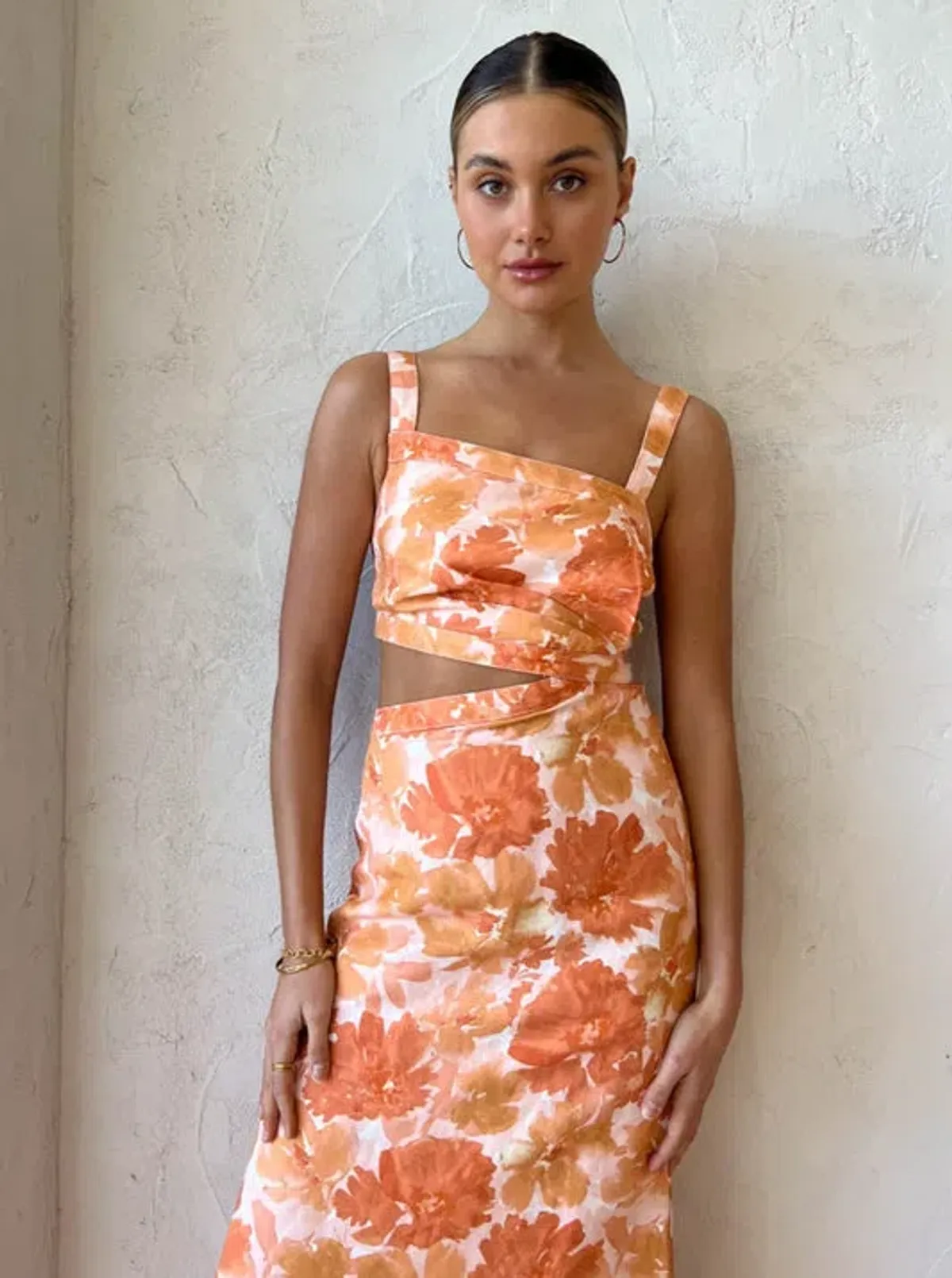  Significant Other Elena Cut Out In Scarlet Poppy Print Size 10  - Image 2