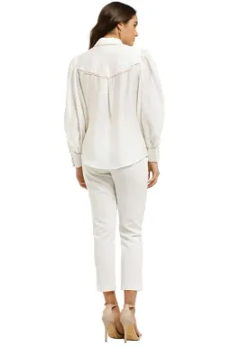 CMEO Collective Nearby Shirt Ivory Size 8 for rent on The Volte - image 2