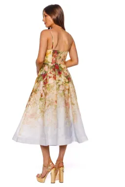 Zimmermann The Luminosity Picnic Dress in Rosy Garden Print Size 1/Au 10 for rent on The Volte - image 2