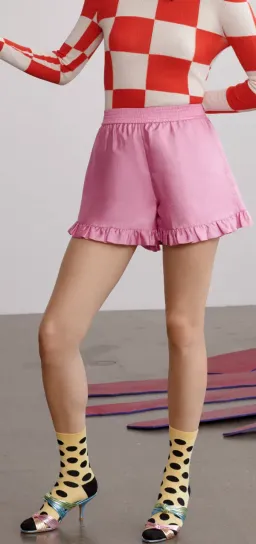 Stine Goya Joselyn Shorts Pink Size 10 for rent on The Volte - image 1