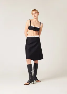 Miu Miu Radzimir Bralette Top Black Size 36 / AU 4 for rent on The Volte - image 1