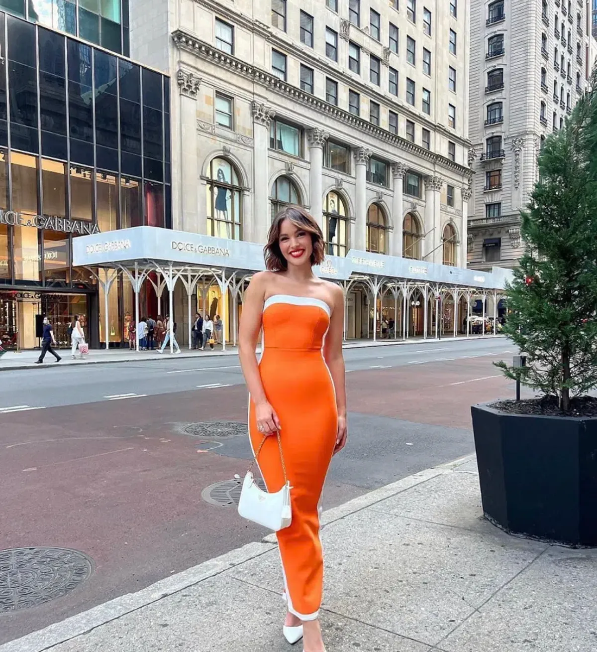 Bianca & Bridgett Ashley  Dress  Orange Size 6 - Image 5