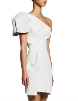 Maticevski Mimicry Grey Mini Dress Grey Size 10 for rent on The Volte - image 3