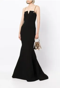 Rebecca Vallance Iman Gown Black Size 14 for rent on The Volte - image 1
