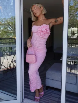 Bianca and Bridgette Tara Dress Pink Size 8 for rent on The Volte - image 3