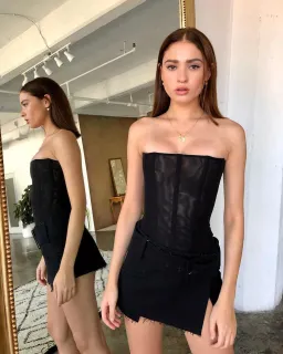 Are You Am I Sunniva Corset Black Size S/AU 4 for rent on The Volte - image 3