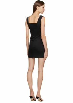 Miaou Missed Connections Dress Black Print Size 8 for rent on The Volte - image 2