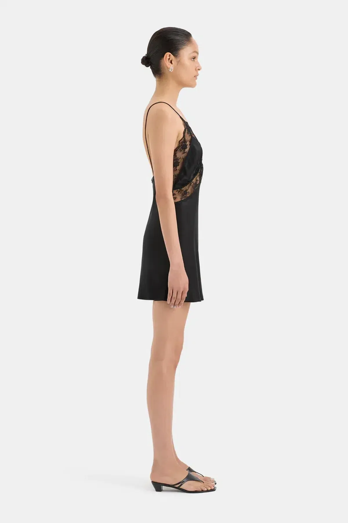 Sir the Label Aries Mini Slip Dress Black Size 1 /AU 8 - Image 2
