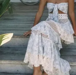 Ixiah the Label Outlaw Set Blue/Shell Size 8 for rent on The Volte - image 3