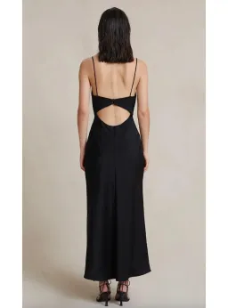 Bec & Bridge Valerie Midi Dress Black Size AU 6 for rent on The Volte - image 3