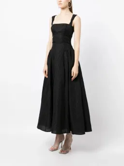 Rachel Gilbert Sophy Strap Dress in Black Size 5 / AU 16 for rent on The Volte - image 1