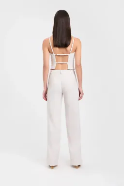 Kookai Ariel Low Rise Pant White Sand Size 36 / AU 8 for rent on The Volte - image 3