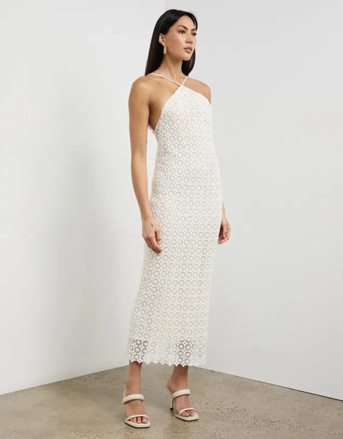 Camilla & Marc Yve Midi Dress White Size 6 - Image 1