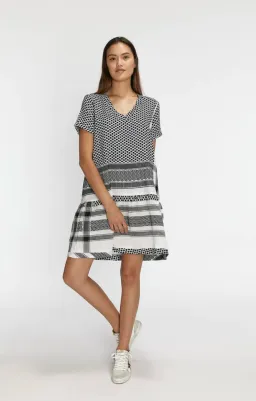 Cecilie Copenhagen V Neck Short Dress Print Size 10 for rent on The Volte - image 1