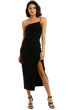 Bec & Bridge Raphaela Midi Dress Black Size 10 for rent on The Volte - image 1