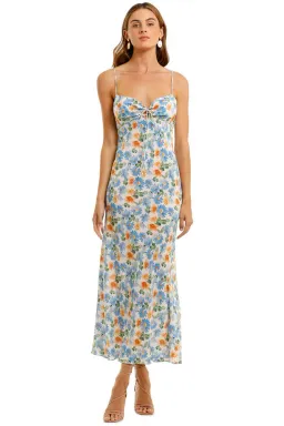 Bec & Bridge La Jolie Midi Dress Multi Print Size 6 for rent on The Volte - image 1