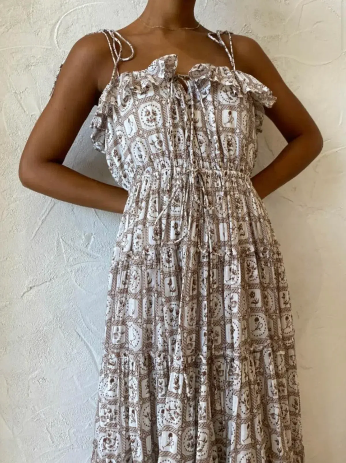 Palm Noosa With Love From Dress Print Size 6 - Image 3