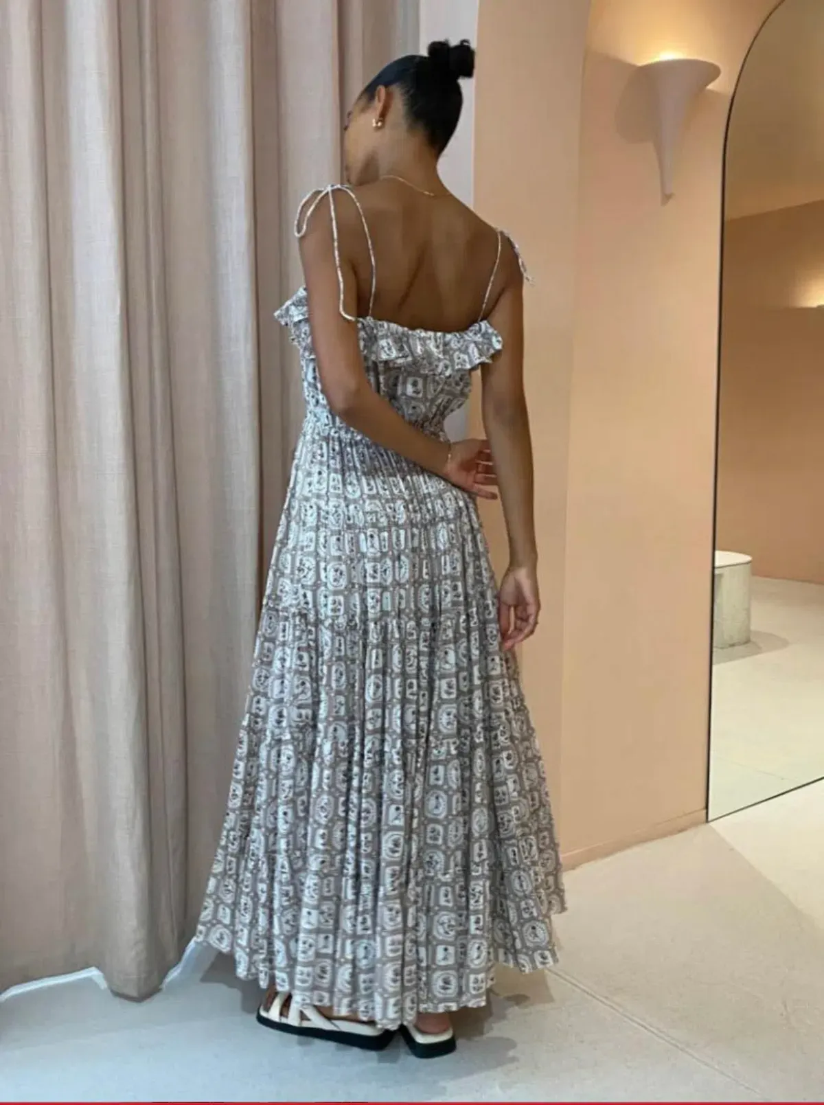 Palm Noosa With Love From Dress Print Size 6 - Image 2