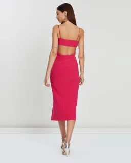 Bec & Bridge Amelie Panel Dress Pink Size 8 for rent on The Volte - image 2