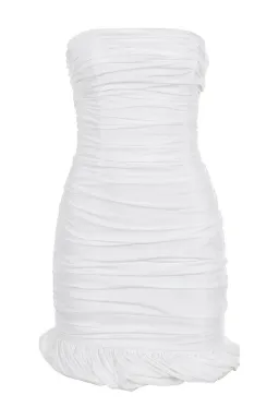House of CB Rema Mini Dress White Size M Au 10  for rent on The Volte - image 5