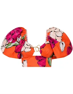 Aje Marcel Top & Lewis Skirt Floral Size 12/10 for rent on The Volte - image 5