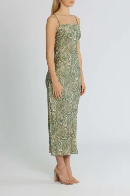 Bec and Bridge Alanis Maxi Dress Green Size 6 for rent on The Volte - image 3
