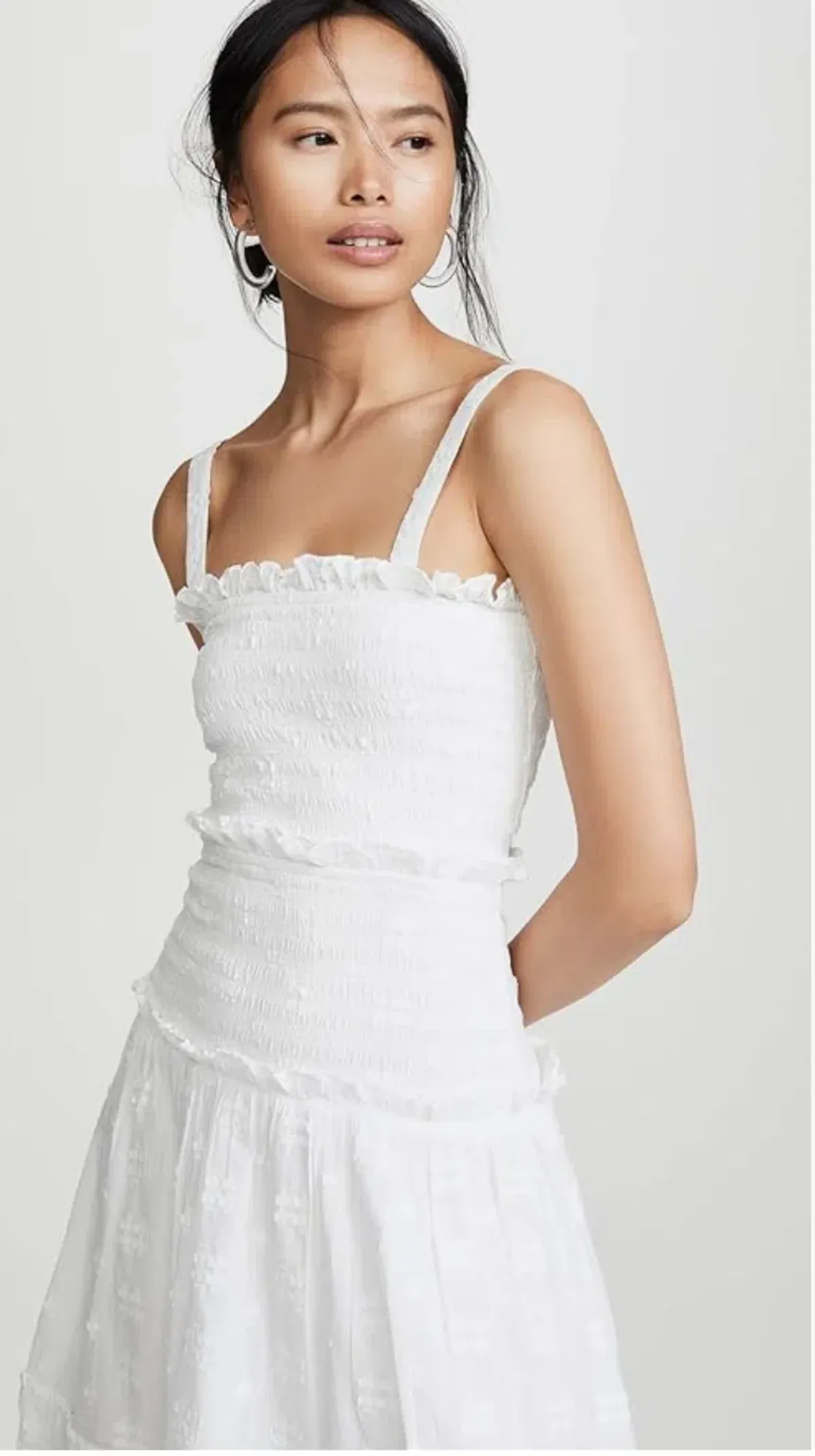 Steele Datsy Midi Dress White Size 6  - Image 4