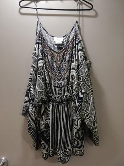 Camilla Tribal Theory Drop Shoulder Playsuit for rent on The Volte - image 2
