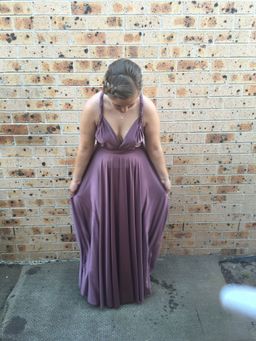 Adjustable Formal Dress Size 12 Purple for rent on The Volte - image 1